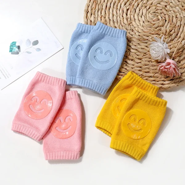 Baby Accessories Knee Pads Leg Warmer Gaiter Safety Smile Girl Boy Kids Crawling Elbow Kneepad Slips Toddlers Protector Infant - Image 5